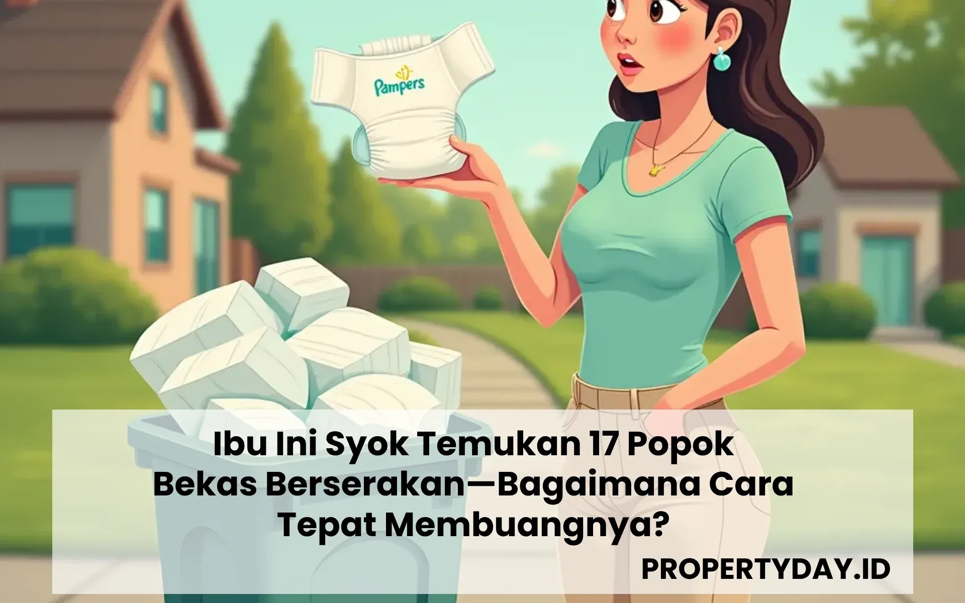 Ibu Ini Syok Temukan 17 Popok Bekas Berserakan—Bagaimana Cara Tepat Membuangnya?