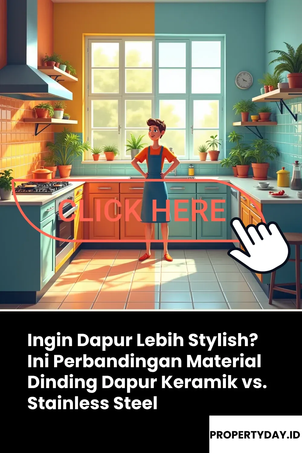 Ingin Dapur Lebih Stylish? Ini Perbandingan Material Dinding Dapur Keramik vs. Stainless Steel